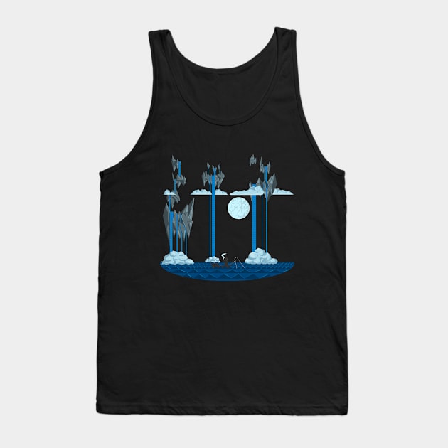 Moon night Tank Top by Pickus